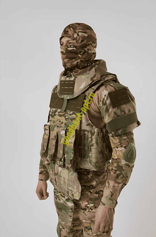 Бронежилет тактический штурмовой 1115 (Без плит) Мультикам Камуфляж