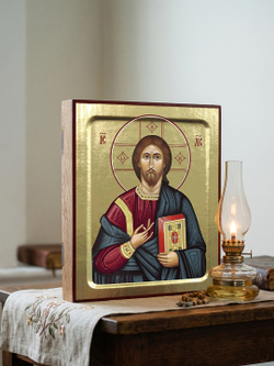 Икона Спасителя Елеазаровский на дереве: 125 х 160 (Синопсисъ)