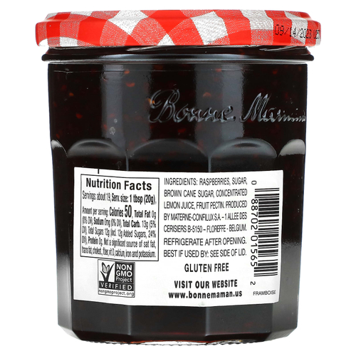 Bonne Maman, Малиновый джем, 13 унций (370 г)