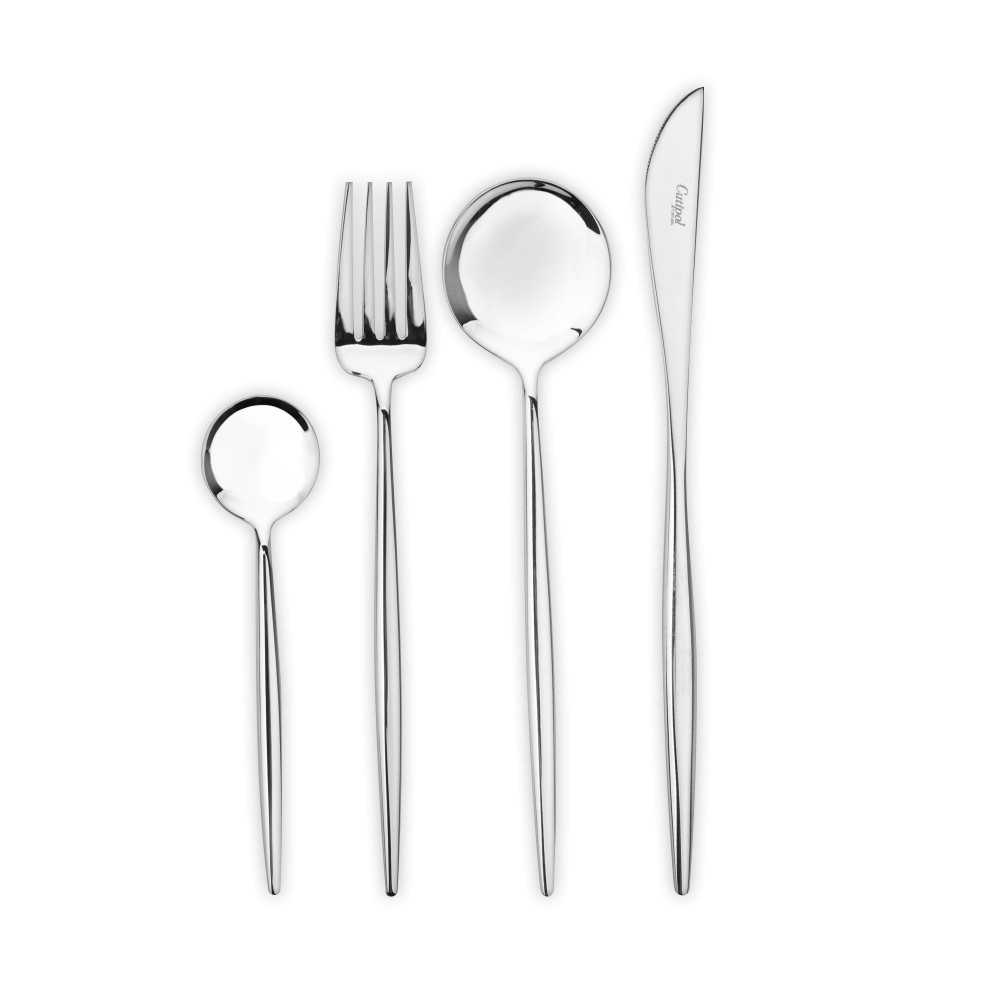 Набор столовых приборов на 6 персон 24 предмета Cutipol Moon Bright в подарочной упаковке