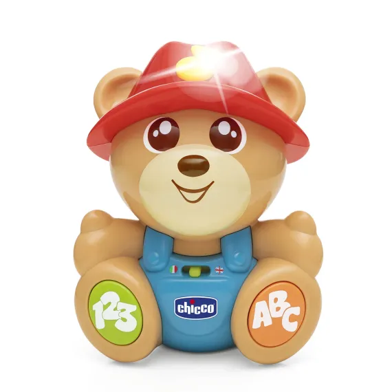 Игрушка развивающая двуязычная Chicco Говорящий мишка Teddy