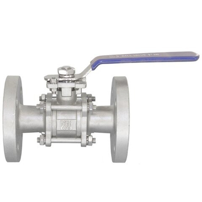 Кран шаровый фланцевый под привод нержавеющий (3PC), AISI304 DN 100 (4"), (CF8), PN16