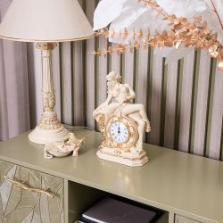 Часы настольные Колесо Фортуны Айвори