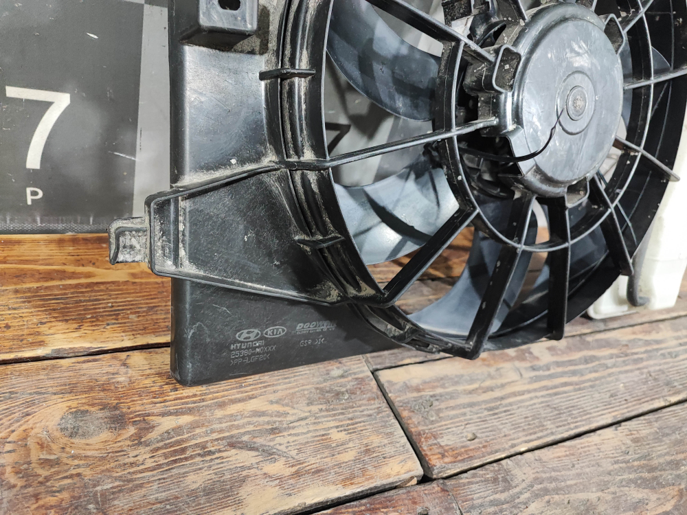 Диффузор с вентилятором охлаждения Hyundai Creta 1 (GS) 16-21 Б/У Оригинал 25380M0000
