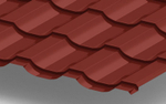 Металлочерепица Трамонтана с покрытием NormanMP®, 0,50 мм, цвет RAL 8004