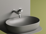 Умывальник чаша накладная овальная (цвет Антрацит Матовый) Element 600x415x135мм