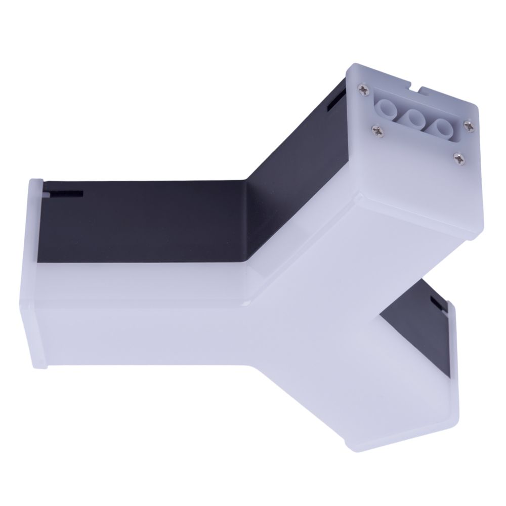 ULO-N11Y-10W-4000K IP40 BLACK Светильник светодиодный Y-образный. Белый свет 4000K. 1000Лм. Алюминий. Цвет черный. TM Uniel