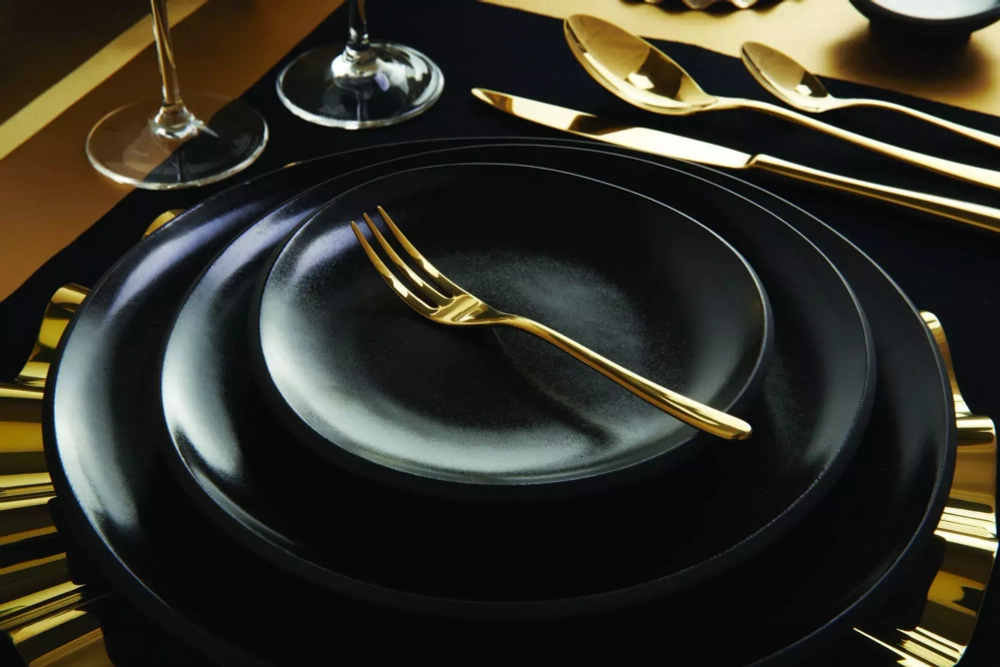 Sambonet - Набор из 6 вилок Taste PVD Gold / артикул   52553GA5  / GTIN 8014808166716