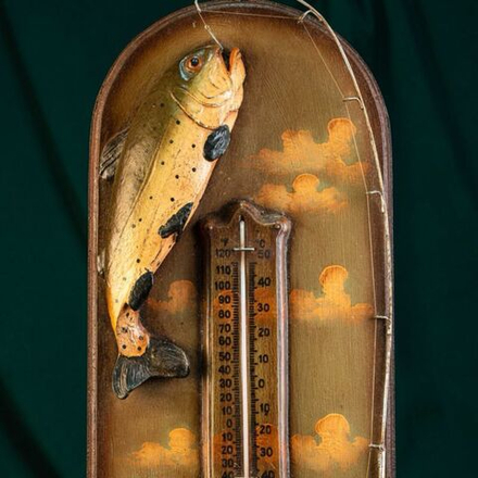 Винтаж: Термометр рыболова