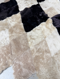 Меховой Коврик прикроватный накидка на кресло из овчины