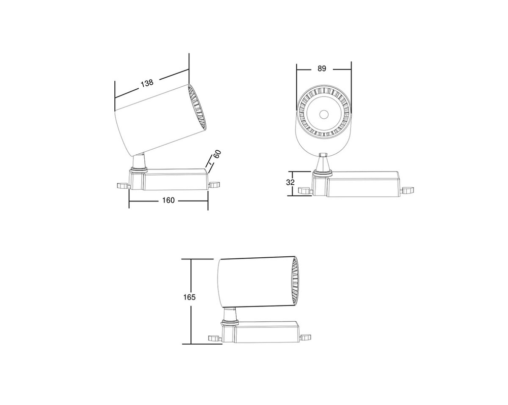 Трековый светильник Maytoni Technical TR029-3-30W3K-W