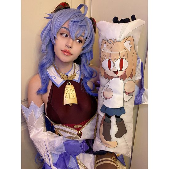 Мини дакимакура Неко Арк аниме арт. M1276, 60х20 см