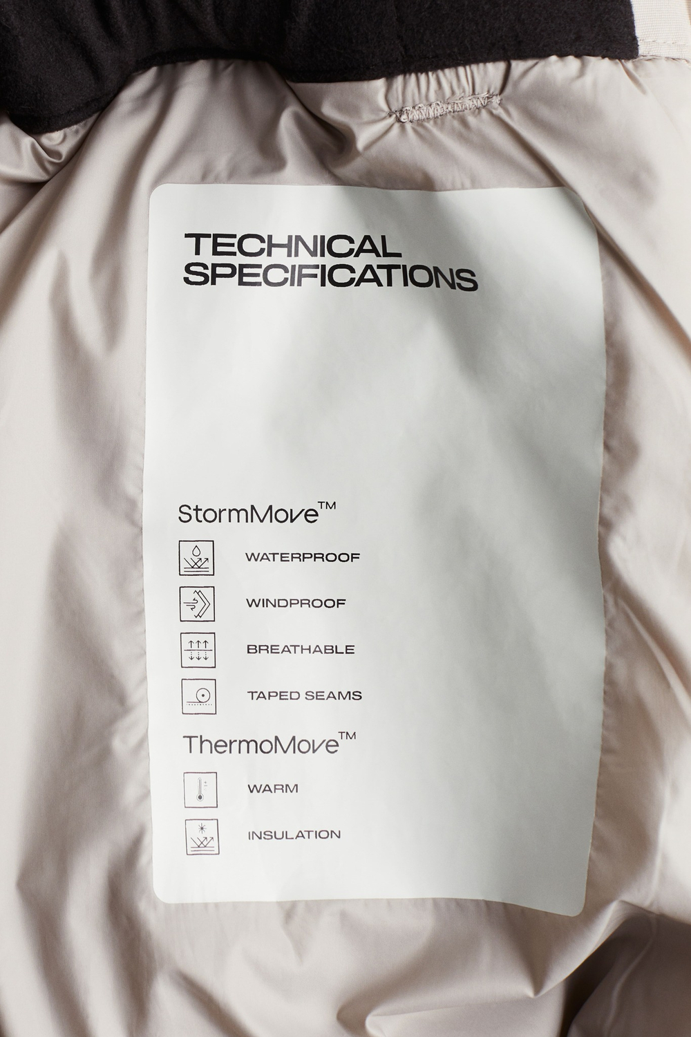 Мешковатые лыжные брюки с подкладкой из ткани stormmove™