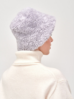 Премиальная Панама теплая из шерсти мериноса, серая, SilverFox