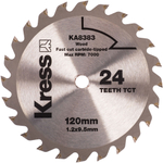 Диск KRESS 120х1,2х9,5 мм твердосплавный по дереву   KA8383