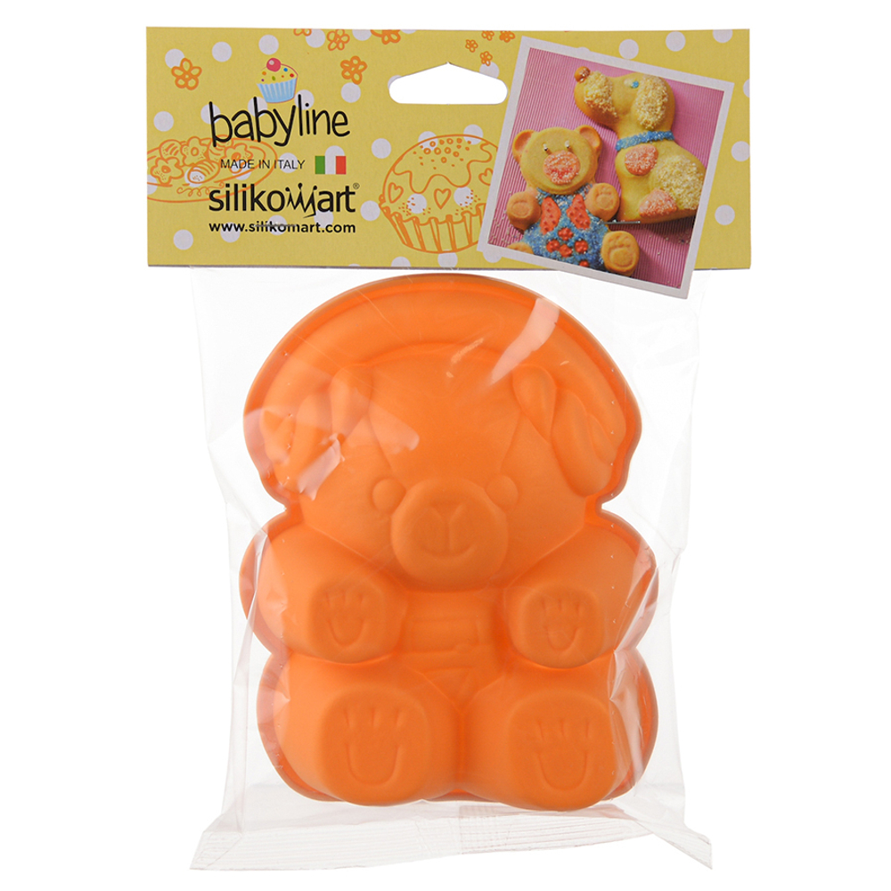 Форма для приготовления пирожного teddy bear 12,5 х 16 см силиконовая