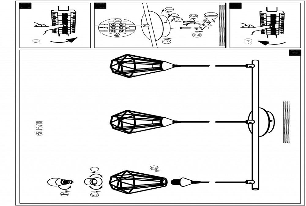 Подвесной светильник Eglo Tarbes 94189