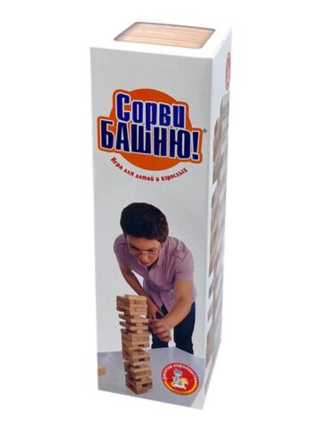 Игра для детей и взрослых. Падающая башня арт 01506 (Десятое королевство)