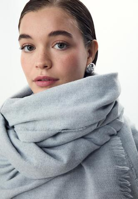 STRADIVARIUS Базовый шарф, серый