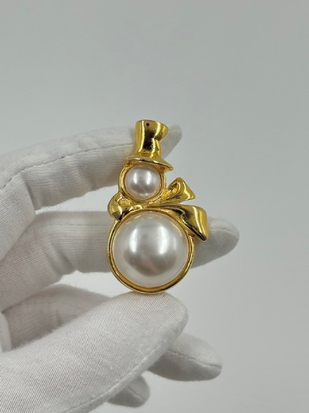 Брошь Снеговик