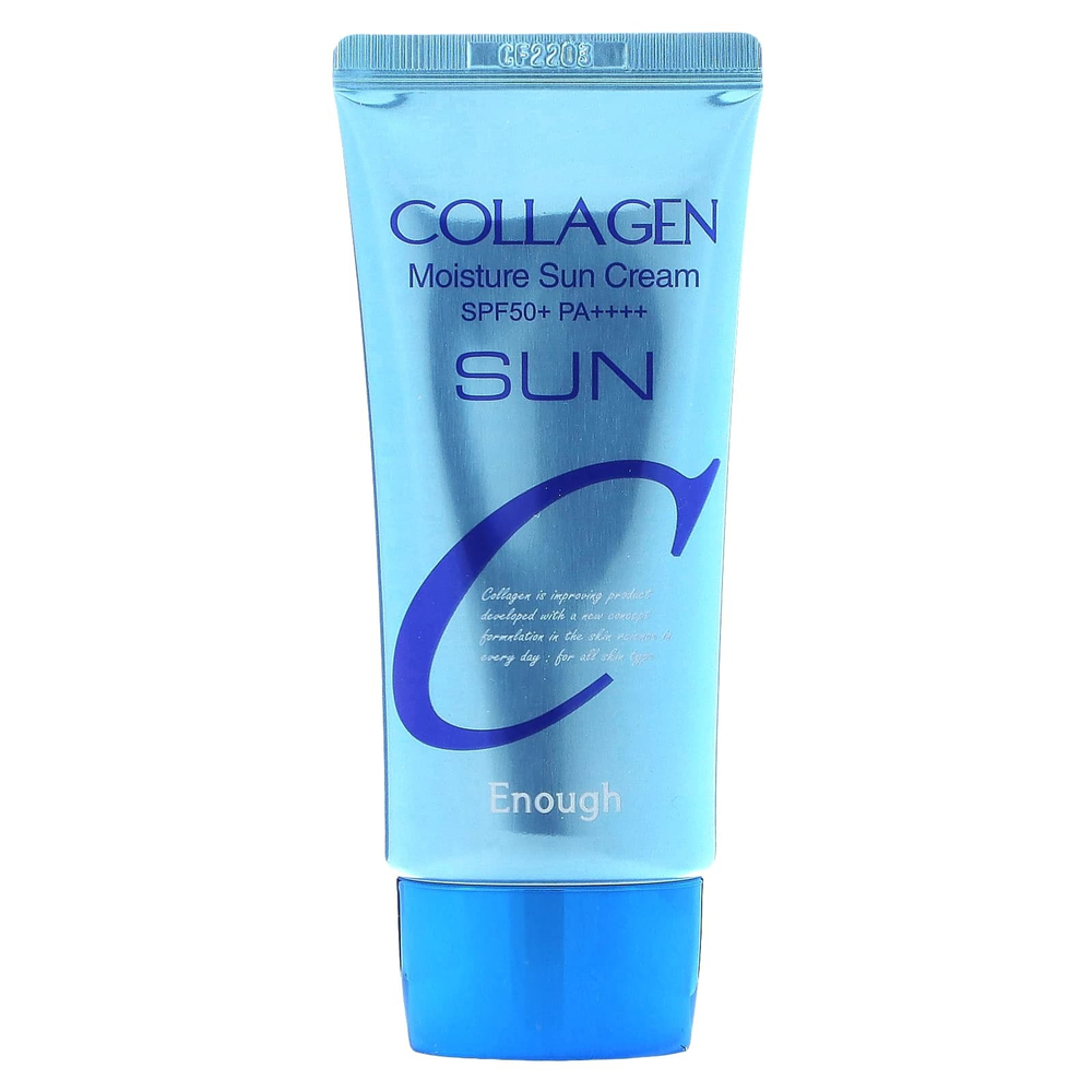 Enough, Увлажняющий солнцезащитный крем с коллагеном, SPF 50+ PA +++, 50 г (1,76 жидк. унц.)