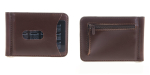 Зажим для денег коричневый GALIB M130-П2B-Brown