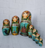 Матрешка "Санкт-Петербург" 7 мест