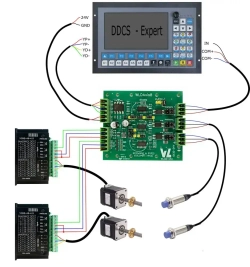 Плата выравнивания портала станка с ЧПУ. WLDAxis 8 (DC-DC)