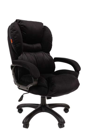 Кресло Chairman Home 434 Россия ткань Т-84 черный (черный пластик)