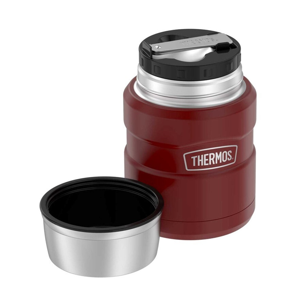 Термос для еды Thermos с ложкой SK3000 MRR (0,47 литра), красный