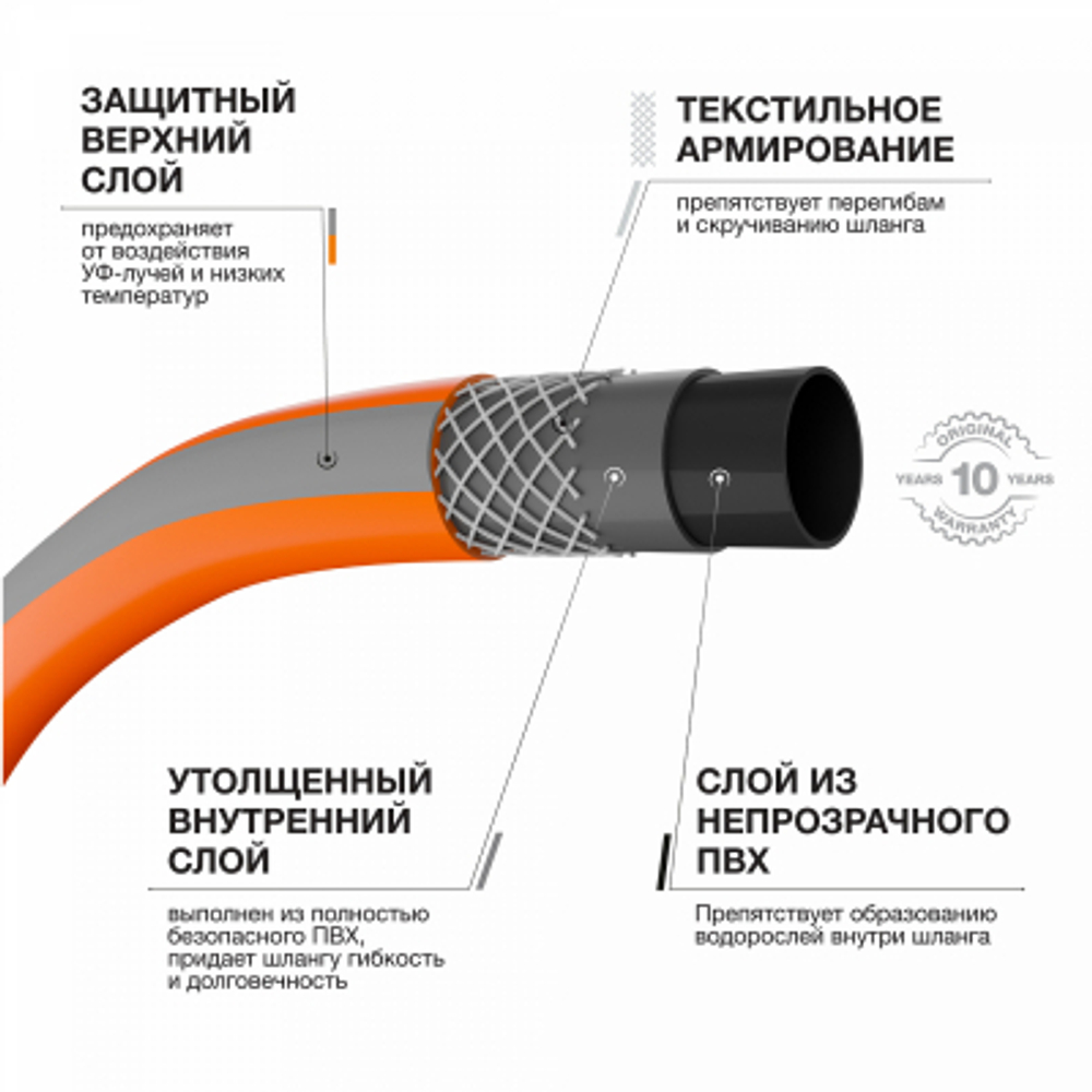 Шланг DAEWOO MaxiFlex 3/4" (19мм), 50м