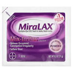 MiraLAX, Mix-In Pack, без зернистости, без добавок, 20 пакетиков по 17 г (0,5 унции)
