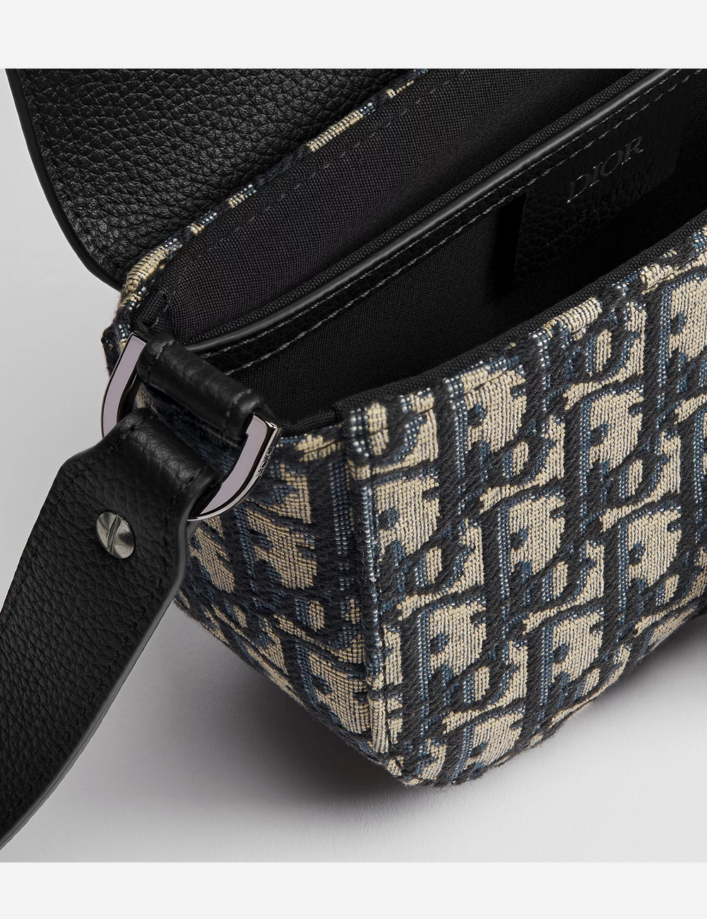 Сумка Dior Mini Saddle Messenger "Beige and Black"