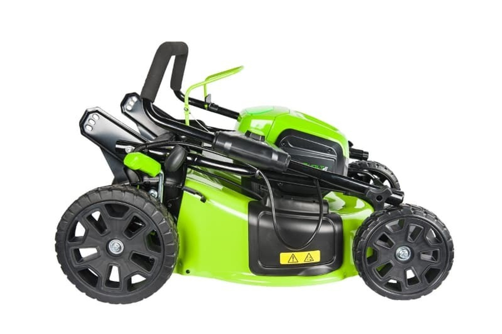 Газонокосилка самоходная Greenworks GD60LM46SP 60V (46 см) бесщеточная аккумуляторная -  АКБ 2 А/Ч зарядка G60UC / 60V 2А