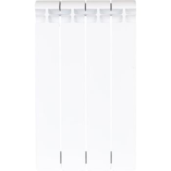 STOUT ALPHA 500 4 секций радиатор биметаллический боковое подключение (белый RAL 9016)