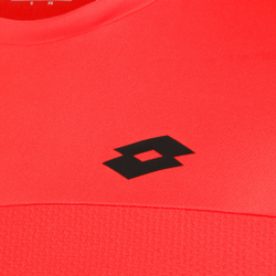 Мужское теннисное поло Lotto Superrapida VI 1 T-Shirt Men - Red