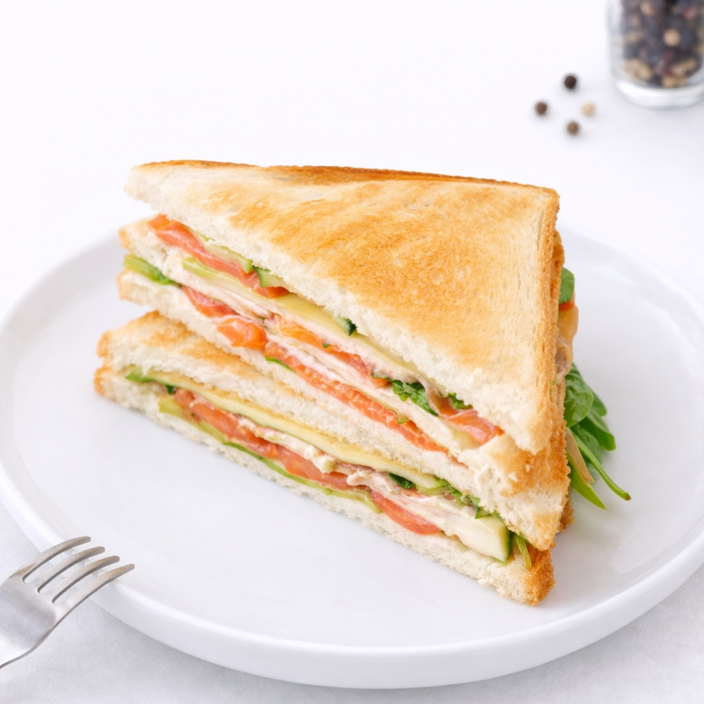 Сэндвич с лососем