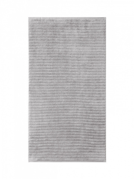 Полотенце махровое DeNASTIA Узкая Волна 500gsm 70x130 100% хлопок, серый