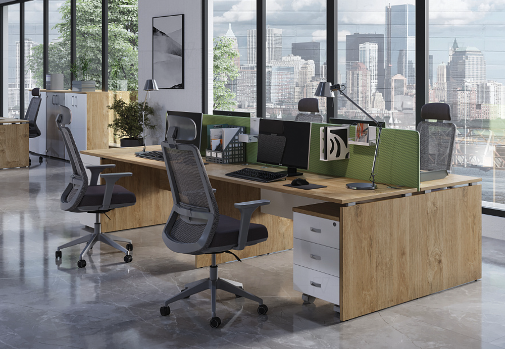 Тумба приставная 4 ящика Onix Direct