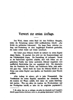 Das Kapital. Kritik der politischen Oekonomie | K. Marx