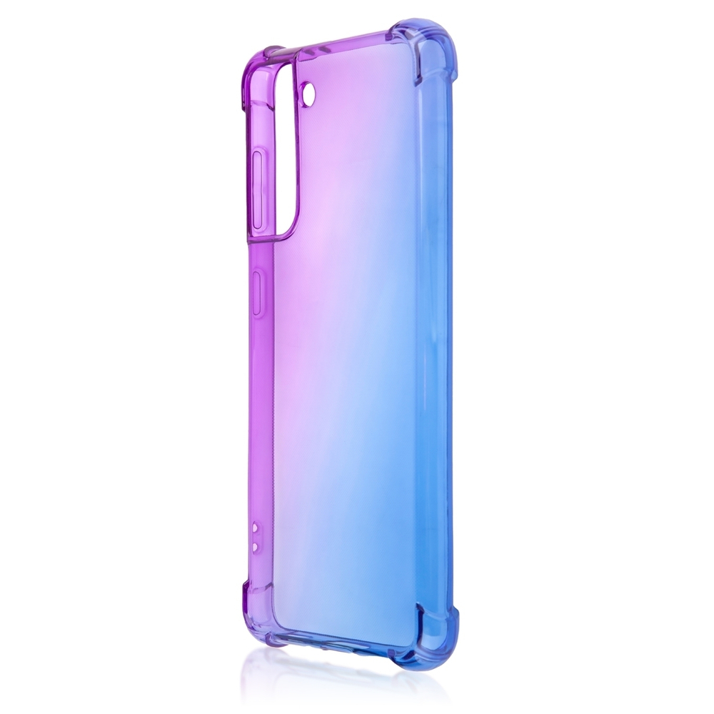 Чехол ROSCO для Samsung Galaxy S21 оптом (арт. SS-S21-HARD-TPU-VIOLET-BLUE)