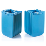 Корзина для белья складная eco packly, голубая