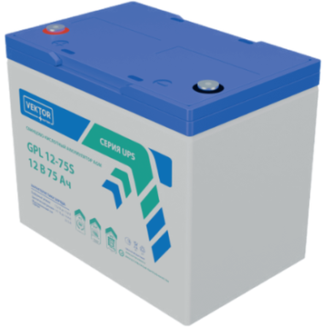 Аккумулятор VEKTOR BATTERY GPL 12-75S