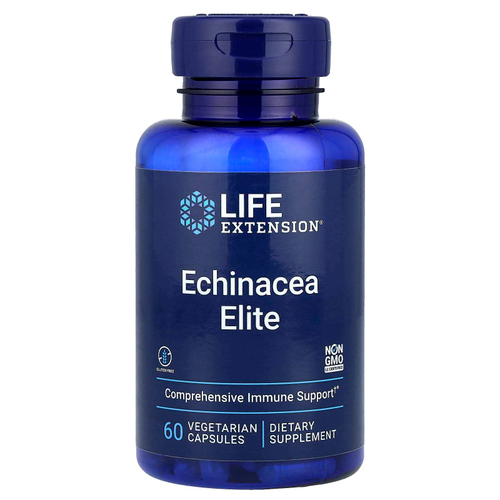 Life Extension, Эхинацея, 60 вегетарианских капсул