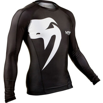 Рашгард Venum Giant rashguard - Long sleeves - Black