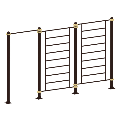 Спортивный комплекс №43, трехсекционный прямой турник со шведской стенкой, 4650*200*2700 мм., D=89 мм.
