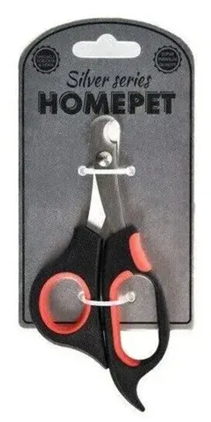 HOMEPET Silver Series Когтерез ножницы для кошек и мелких собак, 14х6,5 см