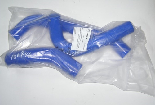 Патрубок радиат. /УАЗ 3163 Патриот дв. IVECO / без конд. (3 шт) силикон (CARUM)