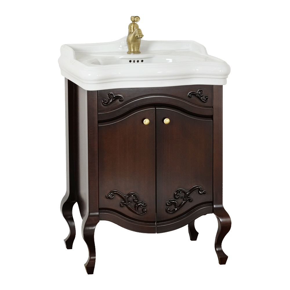Тумба с раковиной Migliore Impero Ceramica Noce 60 см