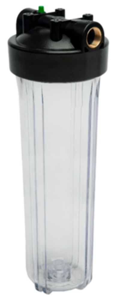 Корпус магистрального фильтра ГИДРОТЕК HTC-20BB 1" (прозрачный)